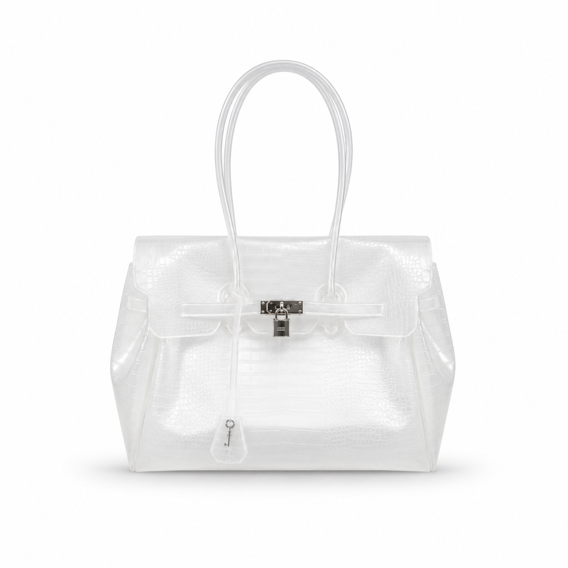 Melty Bag Croco - Perle